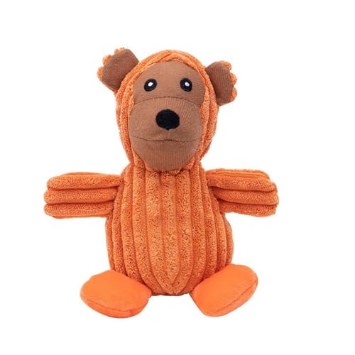 Hundespielzeug, Unzerstörbar Quietschend Dog Toys, Hund Kuscheltier Tauziehen Plüsch Quietschendes Mit Crinkle-Papier, Robust kauspielzeug Für Welpen, Kleine, Mittlere, Große Hunde (AFFE) von AQCQDQ