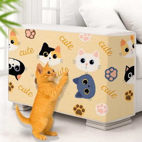 Katze Kratzschutz, Kratzschutz Sofa Katze, Kratzmatte Selbstklebend, Katze Kratzschutzfolie, für Katze Bäume, Möbel, Kratzbäume und Couch Schutz (C,50 * 80 cm) von AQCQDQ
