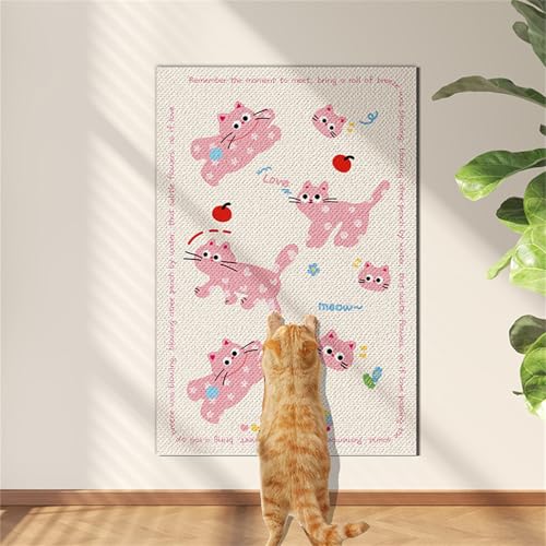 Kratzschutz Sofa Katze, Kratzmatte für Katzen, Kratzfolie Katzen Selbstklebend, AntiKratz Tape für Möbel Couch Sofa Wand Tür Schutz (B,35 * 50 cm) von AQCQDQ