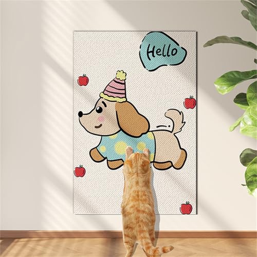 Kratzschutz Sofa Katze, Kratzmatte für Katzen, Kratzfolie Katzen Selbstklebend, AntiKratz Tape für Möbel Couch Sofa Wand Tür Schutz (C,50 * 80 cm) von AQCQDQ