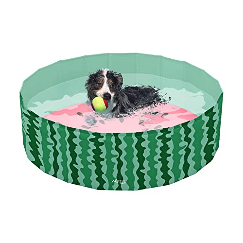 AQPET AqpetFriends Pool aus Kunststoff für Hunde, Haustiere, faltbar, für den Garten, 80 x 20 cm (ØxH) von AQPET