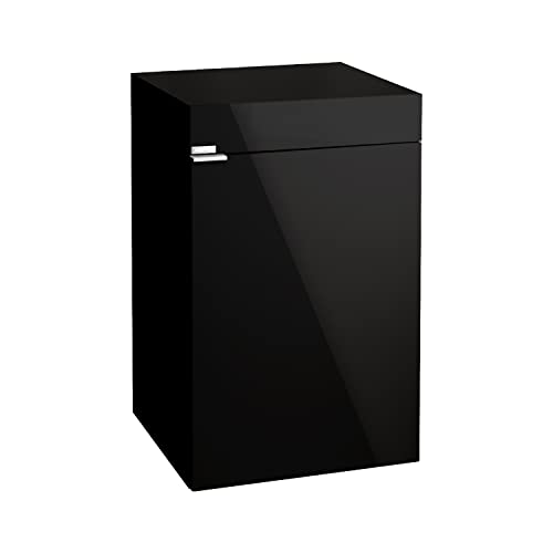 AQPET Cabinet 50 Ständer für Aquarien aus Holz mit Hochglanz-Finish, 50 x 50 x 80 cm, Schwarz von AQPET