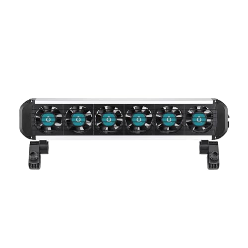 AQPET Frostline Kühllüftersystem für Aquarien bis 400 Liter für Süß- und Meerwasseraquarien, einschließlich Controller, schwenkbare Lüfter mit 6 Elementen AQPET Frostline Kühllüftersystem für Aquarien bis 400 Liter für Süß- und Meerwasseraquarien, einschließlich Controller, schwenkbare Lüfter mit 6 Elementen von AQPET