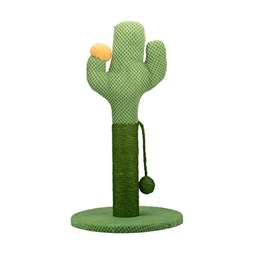 AQPET Kratzbaum Kaktus 54 cm mit Katzenbaum Baum Spielplatz Kratzbaum für Katzen Grün AQPET Kratzbaum Kaktus 54 cm mit Katzenbaum Baum Spielplatz Kratzbaum für Katzen Grün von AQPET