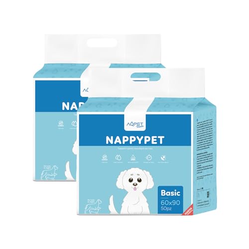 AQPET Saugfähige Hygienematten Traverse für Haustiere, Welpen, Windeln für Hunde, 60 x 90 cm, 100 Stück AQPET Saugfähige Hygienematten Traverse für Haustiere, Welpen, Windeln für Hunde, 60 x 90 cm, 100 Stück von AQPET