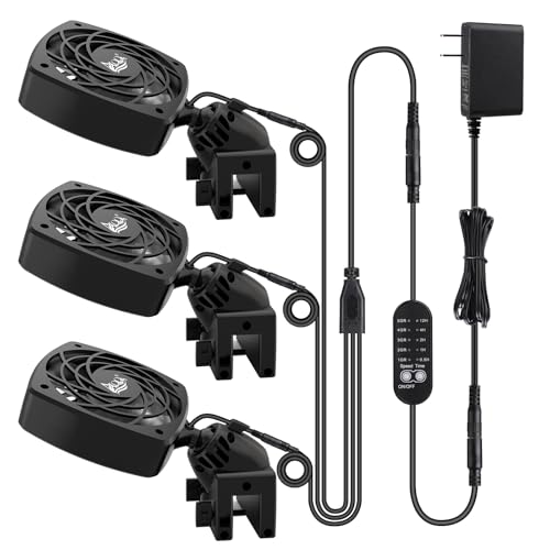 AQQA Aquarium-Kühlventilator, Kühlventilator mit Windgeschwindigkeit und Winkel, einstellbare Timing-Funktion, Regler, mehrere Beleuchtungsfarben, Wasserkühler für Süß- und Salzwassertanks (3 AQQA Aquarium-Kühlventilator, Kühlventilator mit Windgeschwindigkeit und Winkel, einstellbare Timing-Funktion, Regler, mehrere Beleuchtungsfarben, Wasserkühler für Süß- und Salzwassertanks (3 von AQQA