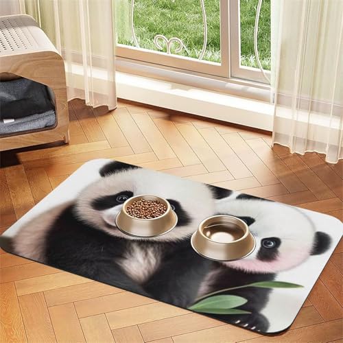 Futternapf-Matte für Hundenäpfe und Wassernapf, rutschfest, saugfähig, für Katzen, Pandas, Haustierfuttermatte für Böden, keine Flecken, Wassernapf-Matte, 30 x 45 cm Futternapf-Matte für Hundenäpfe und Wassernapf, rutschfest, saugfähig, für Katzen, Pandas, Haustierfuttermatte für Böden, keine Flecken, Wassernapf-Matte, 30 x 45 cm von AQRJKHD