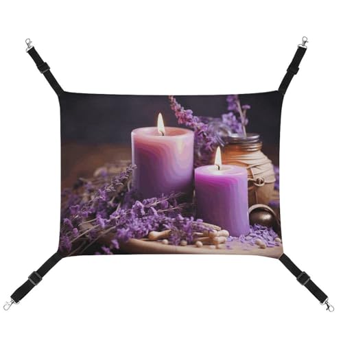 AQRJLPM Haustier-Hängematte mit verstellbaren Riemen und Metallhaken, zum Aufhängen, weich, atmungsaktiv, für Katzen, Welpen, Kaninchen, Kleintiere, Violett AQRJLPM Haustier-Hängematte mit verstellbaren Riemen und Metallhaken, zum Aufhängen, weich, atmungsaktiv, für Katzen, Welpen, Kaninchen, Kleintiere, Violett von AQRJLPM