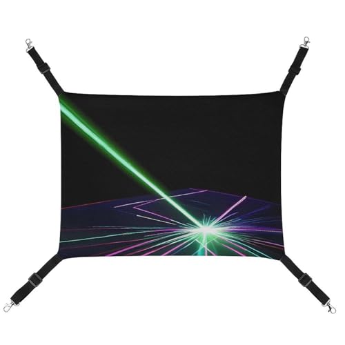 AQRJLPM Laser Lights Haustier-Hängematte mit verstellbaren Trägern und Metallhaken, zum Aufhängen, weich, atmungsaktiv, für Katzen, Welpen, Kaninchen, Kleintiere AQRJLPM Laser Lights Haustier-Hängematte mit verstellbaren Trägern und Metallhaken, zum Aufhängen, weich, atmungsaktiv, für Katzen, Welpen, Kaninchen, Kleintiere von AQRJLPM