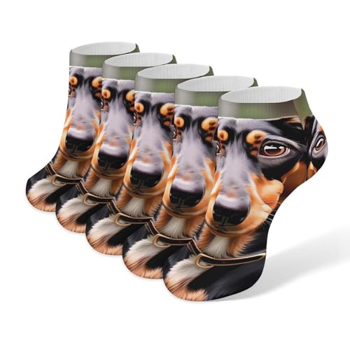 Dackel-Weiner Haustier-Socken, unsichtbar, niedrig geschnitten, rutschfest, sportlich, lässig, unsichtbar, uni Dackel-Weiner Haustier-Socken, unsichtbar, niedrig geschnitten, rutschfest, sportlich, lässig, unsichtbar, uni von AQRJLPM