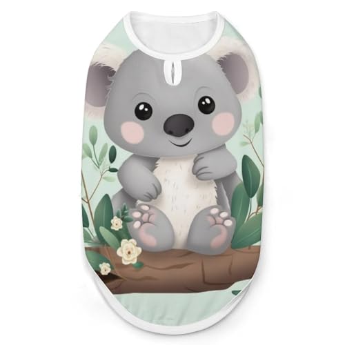 Koala Hunde-Shirt, schnell trocknend, atmungsaktiv, weich, dehnbar, ärmellos, Hundebekleidung, Größe M Koala Hunde-Shirt, schnell trocknend, atmungsaktiv, weich, dehnbar, ärmellos, Hundebekleidung, Größe M von AQRJLPM