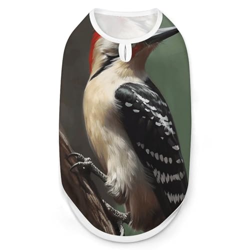 Woodpecker Hunde-Shirt, schnell trocknend, atmungsaktiv, weich, dehnbar, ärmellos, Hundebekleidung, Größe L Woodpecker Hunde-Shirt, schnell trocknend, atmungsaktiv, weich, dehnbar, ärmellos, Hundebekleidung, Größe L von AQRJLPM