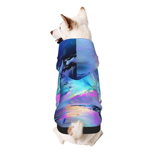 Northern Lights Painting Printed Puppy Dog Hoodie Soft Cozy & Breathable Pet Sweatshirt Cute Pet Clothing for Dog Cat Small Pets XS Northern Lights Painting Printed Puppy Dog Hoodie Soft Cozy & Breathable Pet Sweatshirt Cute Pet Clothing for Dog Cat Small Pets XS von AQRJLPO