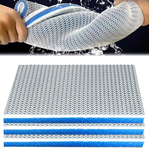 AQUACLR 8D Filterwatte Aquarium, Filterschwamm Aquarium, Aquarium Filtermaterial, Filterschwämme, Wiederverwendbar, Geeignet für Fischteich- und Aquariumfilter (30 x 20 cm) von AQUACLR