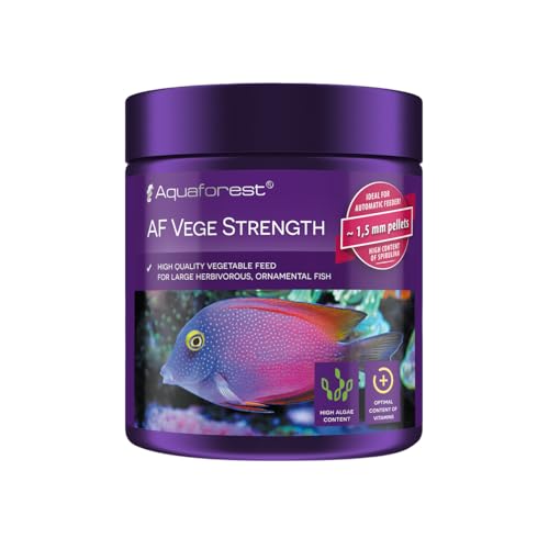 Aquaforest - AF Vege Strength 100 gr - Hochverdauliches pflanzliches Lebensmittel für große pflanzenfressende Zierfische von AQUAFOREST