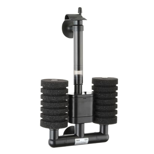 AQUAGEAR EBI Bob Schwammfilter mit Pumpe fürs Aquarium mit feinem Filterschwamm | Baby-Garnelensicher | sicher für Jungfische | 170 l/h | 24x14x6,5cm | 3,2W AQUAGEAR EBI Bob Schwammfilter mit Pumpe fürs Aquarium mit feinem Filterschwamm | Baby-Garnelensicher | sicher für Jungfische | 170 l/h | 24x14x6,5cm | 3,2W von AQUAGEAR