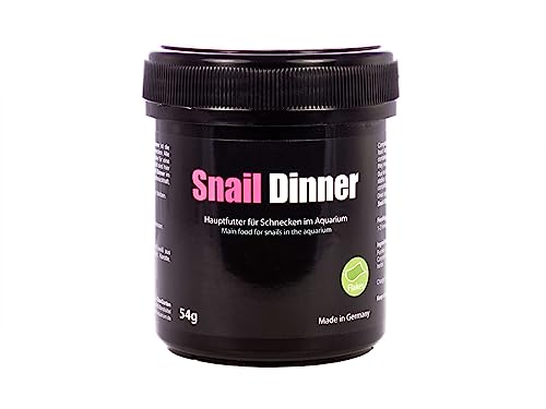 GlasGarten Snail Dinner 54g, Schneckenfutter, Leckerli für ihre Süßwasseraquariumschnecken und andere bewohner GlasGarten Snail Dinner 54g, Schneckenfutter, Leckerli für ihre Süßwasseraquariumschnecken und andere bewohner von AQUAGEAR