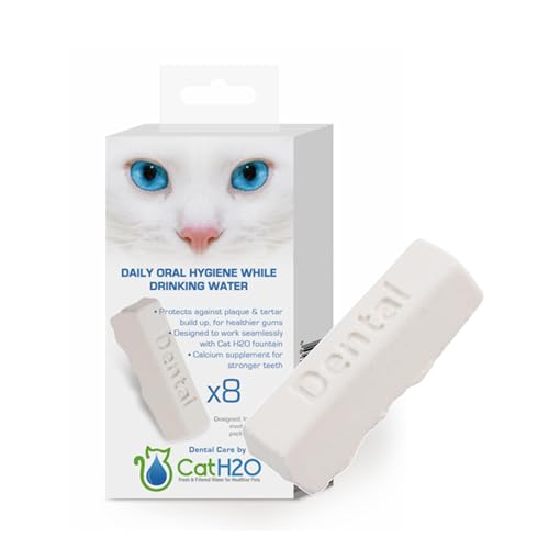 AQUARIUM PLÜDERHAUSEN Dental Care Tablets für Katzen-/Hunde-Trinkbrunnen, Cat H2O, Dog H2O, Zahnpflege von AQUARIUM PLÜDERHAUSEN