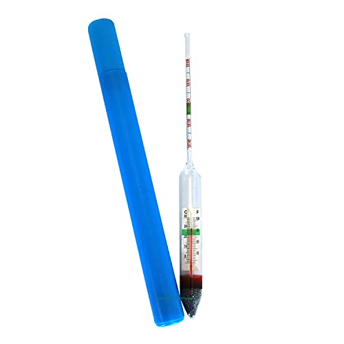 AQUARIUM PLÜDERHAUSEN Aräometer mit Thermometer z. Messen der Salzdichte in Meerwasseraquarien von AQUARIUM-PLÜDERHAUSEN