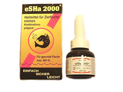 Heilmittel für Zierfische bakterielle Erkrankungen Esha 2000 20ml von AQUARIUM RIO