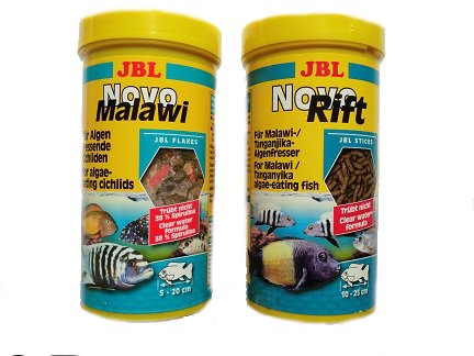 Malawi Futter Set 250ml Novo Malawi & 250 ml Novo Rift von AQUARIUM RIO