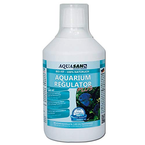 AQUASAN Bio-Fit Aquarium Regulator Plus (Fördert das biologische Gleichgewicht im Aquarium - Schnelle Förderung der schadstoffabbauenden Mikroorganismen), Inhalt:500 ml von AQUASAN Aquaristik & Gartenteich