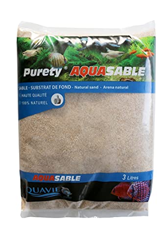 Natürlicher Sand, Aquasierbar, in Beutel, 0,6 mm-1,6 mm, 3 l, Rosa S1 von AQUAVIE FRANCE