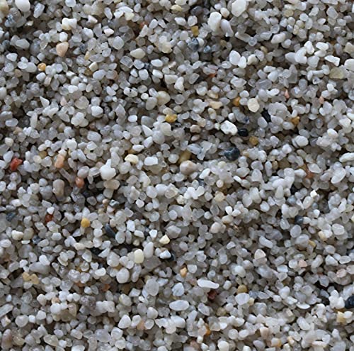 Natürlicher Sand, Aquasierbar, in Beutel, 2 mm-4 mm, 9 l, Weiß S2 von AQUAVIE FRANCE