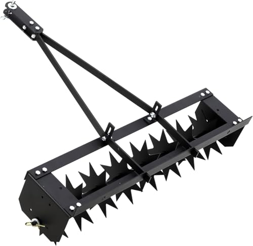 ARBGO Walzentyp Rasenlüfter, Rasenlüftungsgerät für Gartengras, 8 Spikes Rasen Belüften mit Gartenwerkzeuge, Abschleppen Rasenlüfter, Bodendurchdringungsspikes für Rasen, Hof und Garten, 81x24x78cm ARBGO Walzentyp Rasenlüfter, Rasenlüftungsgerät für Gartengras, 8 Spikes Rasen Belüften mit Gartenwerkzeuge, Abschleppen Rasenlüfter, Bodendurchdringungsspikes für Rasen, Hof und Garten, 81x24x78cm von ARBGO