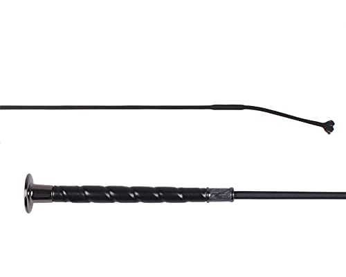 ARBO-INOX Dressurpeitsche Dressurgerte Marmoroptik (120cm, Schwarz) von ARBO-INOX