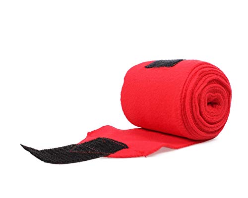 ARBO-INOX Fleecebandagen Bandagen 4 Stück 7 Farben (rot) von ARBO-INOX