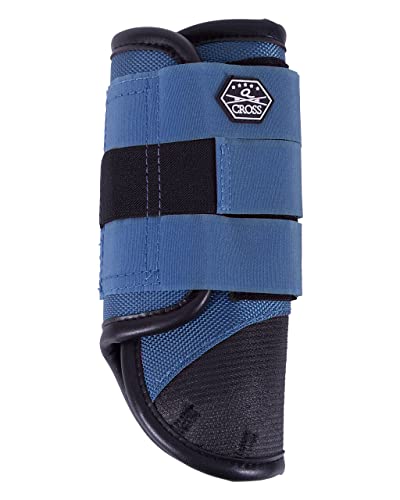 ARBO-INOX Gamaschen mit Kevlar® Vielseitigkeitsgamaschen für Vorderbeine (XL, Steel Blue) von ARBO-INOX