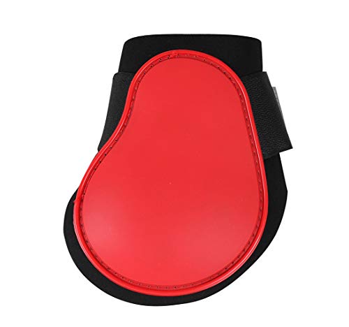 ARBO-INOX Streichkappen Hartschale Neopren Klettverschluss 12 Farben (Shetty, rot) von ARBO-INOX