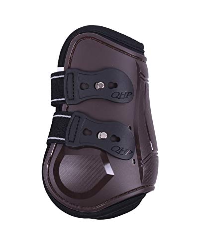 ARBO-INOX - Streichkappen - Schnellverschluss - Airflow-Neoprenfutter - anatomisch geformt (Full Warmblut, Braun) von ARBO-INOX