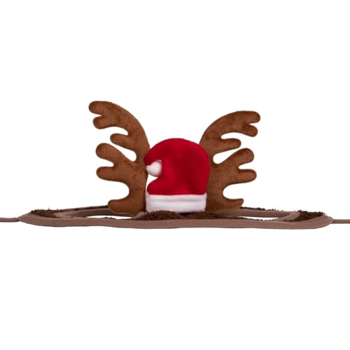 ARBO-INOX Weihnachtsmütze mit Rentiergeweih für Pferde Weihnachtsaccessoire (Pony) von ARBO-INOX