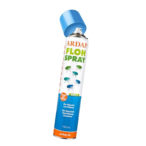ARDAP Repell Flohspray für Wohnung und Möbel 750ml - Alternative zum ARDAP Fogger gegen Flöhe / Floh Fogger - Flohmittel für Wohnung - Umgebungsspray Flöhe - Wirkt schnell & effektiv (PT19) von ARDAP