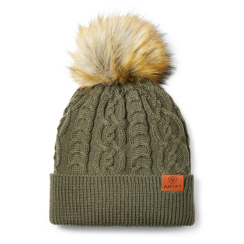 Ariat Damen Mütze Norfolk Beanie oliv von ARIAT