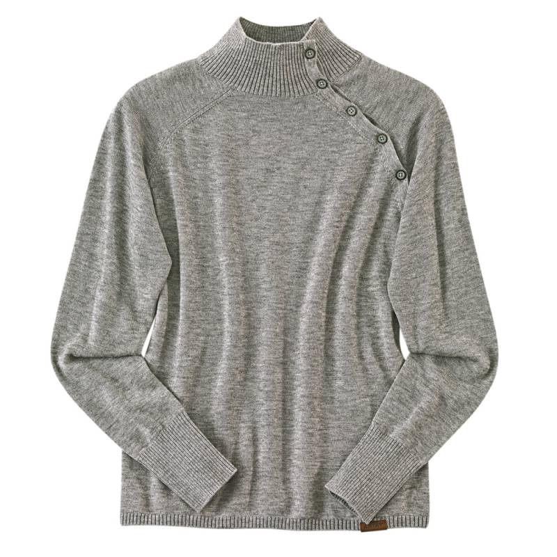 Ariat Damen Pullover WMS Half Moon Bay Sweater Heather Grey / Navy, Gr. XL von ARIAT