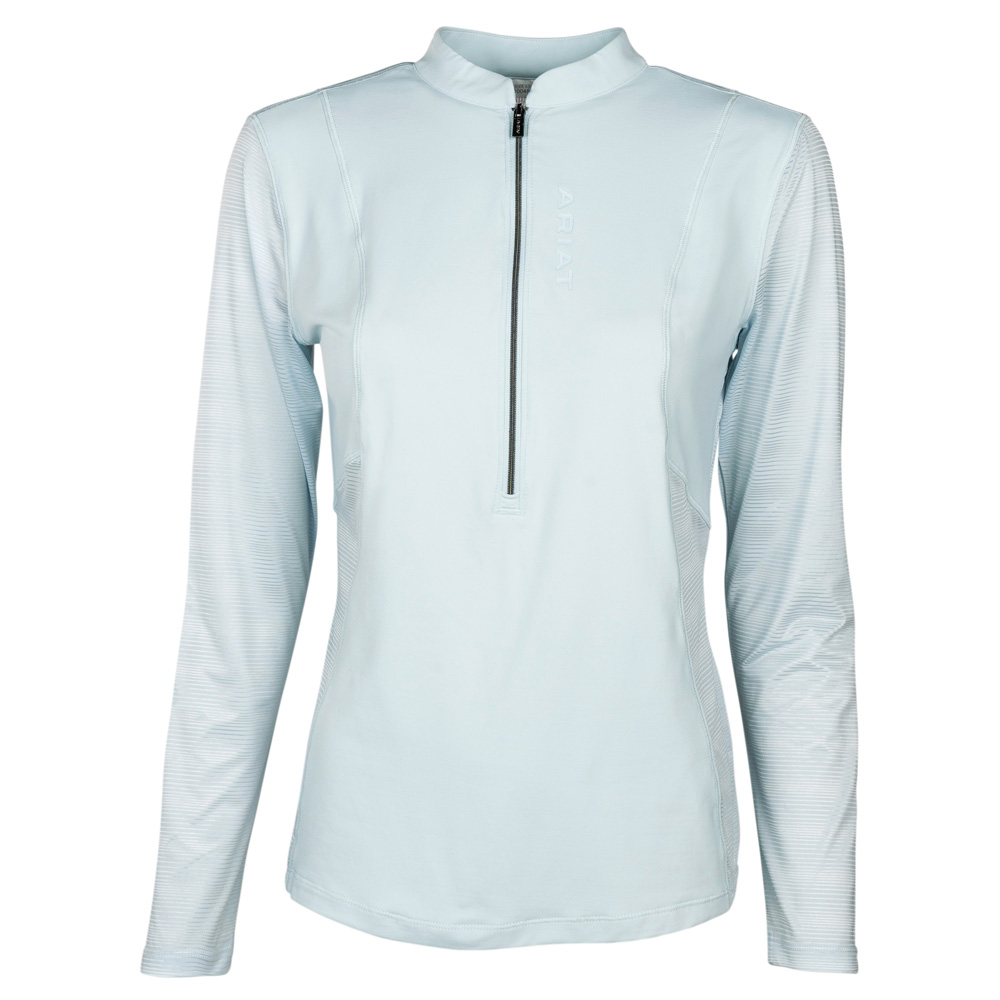 Ariat Damen Shirt WMS Breathe 1/4 Zip Baselayer skyride, Gr. XXL Ariat Damen Shirt WMS Breathe 1/4 Zip Baselayer skyride, Gr. XXL von ARIAT