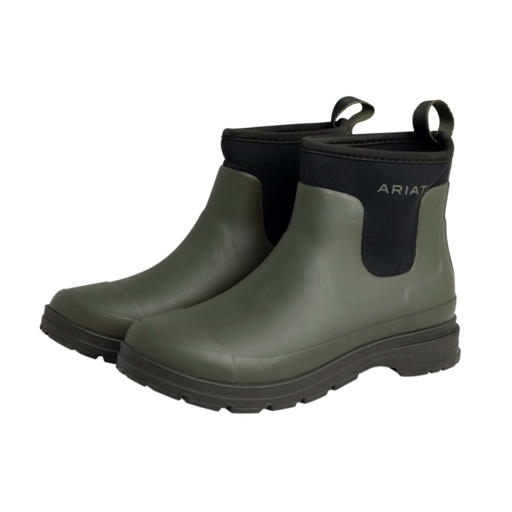 Ariat Damen Stiefeletten Kelmarsh Shortie Rubber Boot dark olive, Gr. 36,5 von ARIAT