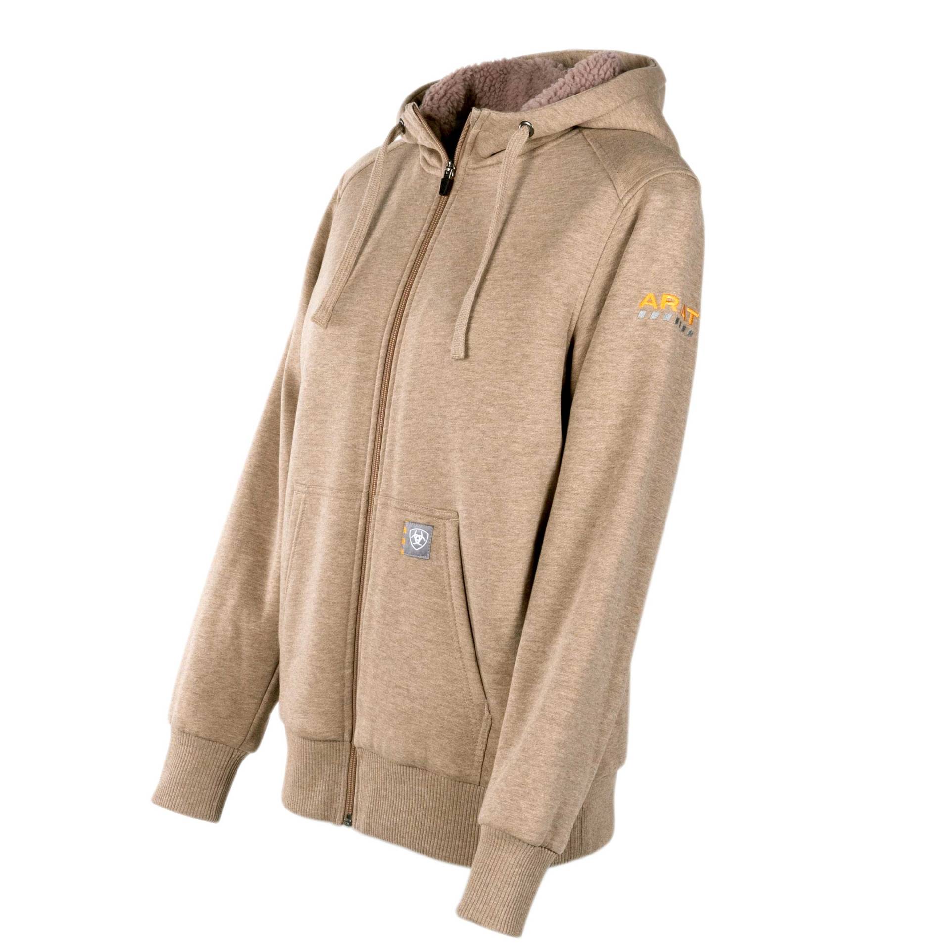 Ariat Damen Strickjacke Rebar All-Weather Sherpa Full Zip Hoodie oatmeal heather, Gr. L Ariat Damen Strickjacke Rebar All-Weather Sherpa Full Zip Hoodie oatmeal heather, Gr. L von ARIAT