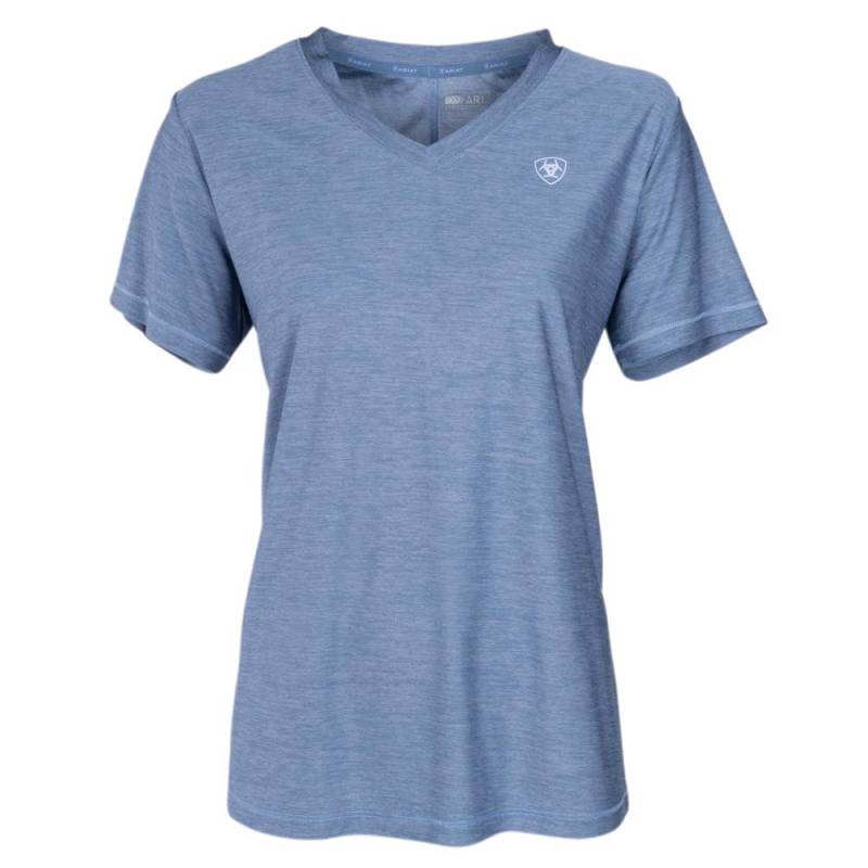 Ariat Damen T-Shirt Laguna Logo Short Sleeve coastal fjord, Gr. M von ARIAT
