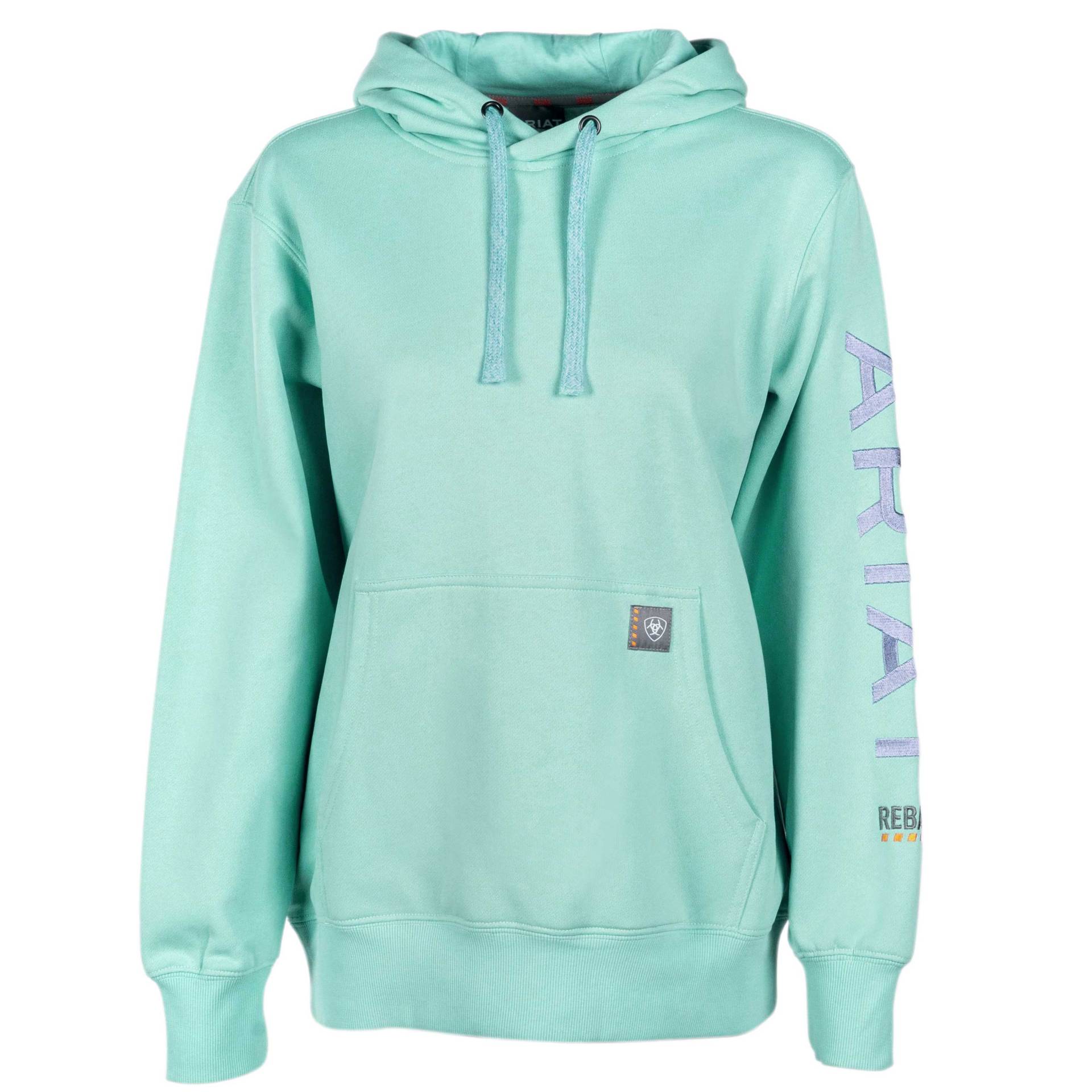 Ariat Damenpullover WMS Rebar Graphic Hoodie aquatic, Gr. L Ariat Damenpullover WMS Rebar Graphic Hoodie aquatic, Gr. L von ARIAT