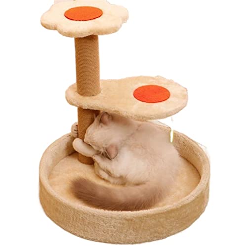 Kratzbaum für große Katzen, Katzenklettergerüst, Sisal-Katzenhaus, Kratzbaum, Kratzbaum für Katzen, provozierende Katzen, Turmspielzeug für Haustiere, Krallenschleifspielzeug, Heimtierbedarf, Katze von ARICCI