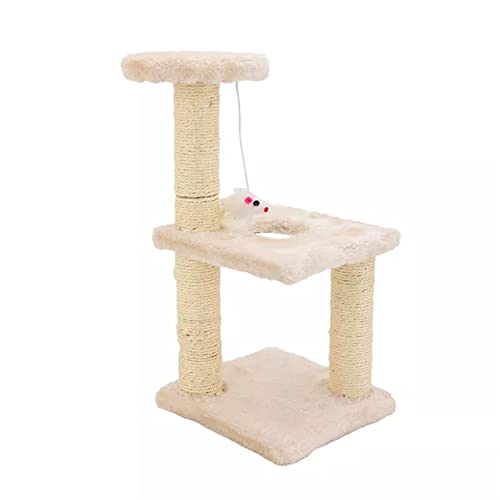 Kratzbaum für großes Katzenspielzeug, Katzenkätzchen, Kletterturm, mehrschichtiges Sisal, Katzenkratzpulver, Katzensprungspielzeug, Katzenklettergerüst, Haustierprodukt, Katze (Größe: quadratisch, von ARICCI