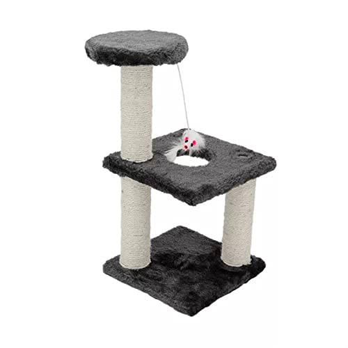 Kratzbaum für großes Katzenspielzeug, Katzenkätzchen, Kletterturm, mehrschichtiges Sisal, Katzenkratzpulver, Katzensprungspielzeug, Katzenklettergerüst, Haustierprodukt, Katze (Größe: quadratisch, von ARICCI