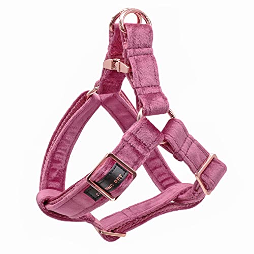 ARING PET Hundegeschirr, Samt, Hundegeschirr, Größe M, Rosa, sichere Brustkontrolle ARING PET Hundegeschirr, Samt, Hundegeschirr, Größe M, Rosa, sichere Brustkontrolle von ARING PET