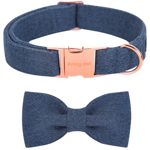 ARING PET Hundehalsband Schleife, Baumwolle niedliche Fliege Hundehalsband, einstellbare Junge Hundehalsbänder mit Fliege für kleine mittlere große Hunde und Katzen ARING PET Hundehalsband Schleife, Baumwolle niedliche Fliege Hundehalsband, einstellbare Junge Hundehalsbänder mit Fliege für kleine mittlere große Hunde und Katzen von ARING PET