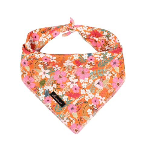 ARING PET Hundehalstuch, Dreieckstuch mit Blumenmuster für kleine, mittelgroße und große Jungen, Mädchen, Hunde, Größe L ARING PET Hundehalstuch, Dreieckstuch mit Blumenmuster für kleine, mittelgroße und große Jungen, Mädchen, Hunde, Größe L von ARING PET