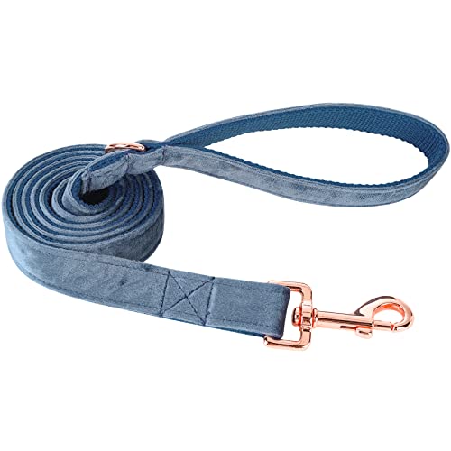 ARING PET Hundeleine und Halsbänder aus Samt, handgefertigt, Blauer Samt, für kleine bis große Hunde ARING PET Hundeleine und Halsbänder aus Samt, handgefertigt, Blauer Samt, für kleine bis große Hunde von ARING PET